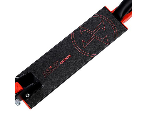 Самокат складний Nils Extreme HD120L, чорно-червоний