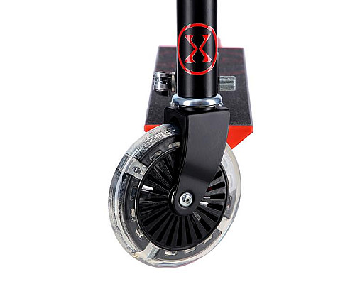 Самокат складний Nils Extreme HD120L, чорно-червоний