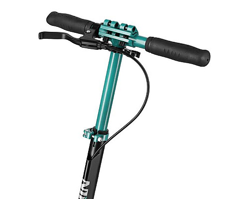 Самокат складний NILS EXTREME HM181T, чорно-зелений