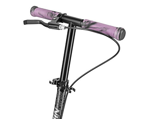 Самокат складний Nils Extreme HM183, чорно-фіолетовий