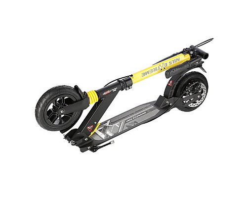 Самокат складний Nils Extreme HM208T, чорно-жовтий