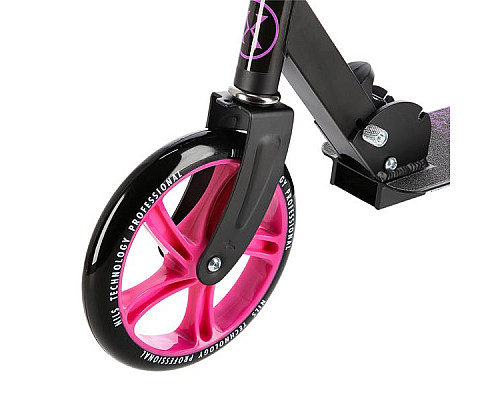 Самокат складний Nils Extreme HM603, чорно-рожевий