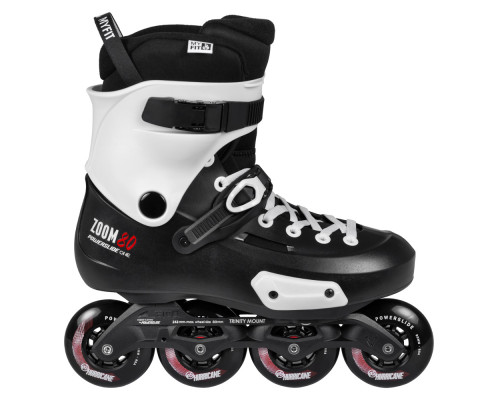 Роликові ковзани Powerslide Zoom Pro Black 80 Trinity 39/40