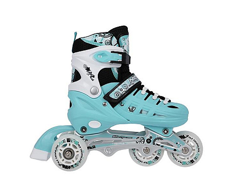 Роликові ковзани 4в1 NILS EXTREME NH10905 розмір S 31-34, блакитні