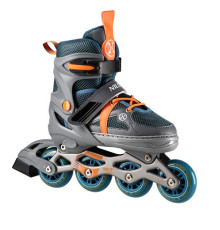 NJ1828A GRAY-ORANGE SIZE L(39-42)  IN-LINE SKATES NILS EXTREME