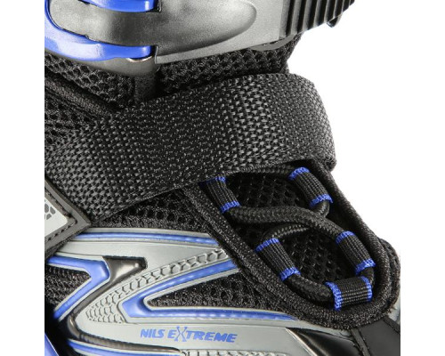 Роликові ковзани NILS EXTREME NA11010 розм. L (39-42) чорно-сині Роликові ковзани NILS EXTREME NA11010 розм. L (39-42) чорно-сині