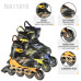 Роликові ковзани NILS EXTREME NA11010 розм. L (39-42) чорно-сині