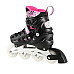 Роликові ковзани 4в1 NILS EXTREME NH10905 розмір M 35-38, чорно-рожеві