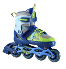 NJ1828A BLUE-GREEN SIZE M(35-38)  IN-LINE SKATES NILS EXTREME