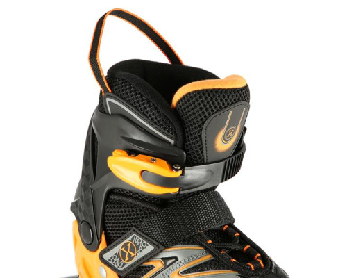 Роликові ковзани NILS EXTREME NA11010 розм. L (39-42) чорно-помаранчевий
