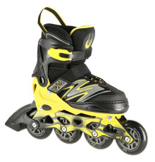 Роликові ковзани NILS EXTREME NA11010 розм. L (39-42) чорно-жовтий