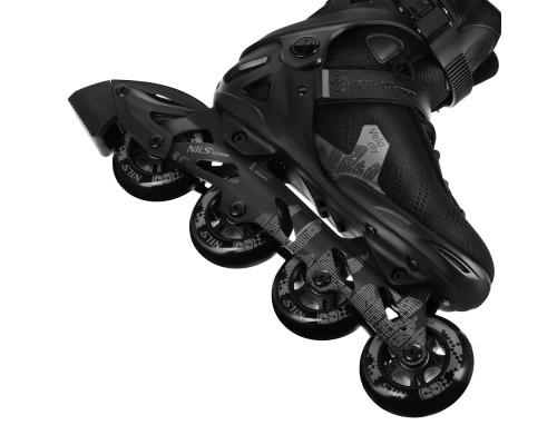 Роликові ковзани NILS EXTREME NA623 VELO CITY розмір 38, чорні