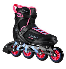 NA22151 INLINE SKATES ARMOUR BLACK PINK SIZE 39  NILS EXTREME