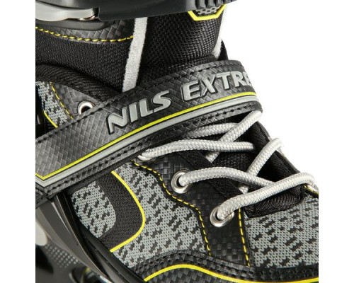 Роликові ковзани NILS EXTREME NA14198 розм. L (39-42) чорно-жовтий