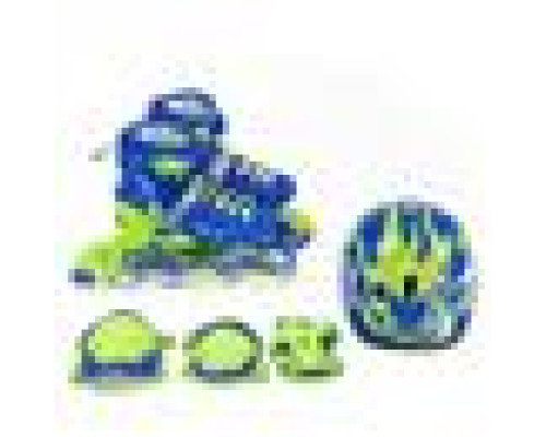 Ролики коньки Nils Extreme NA1015A Set сині