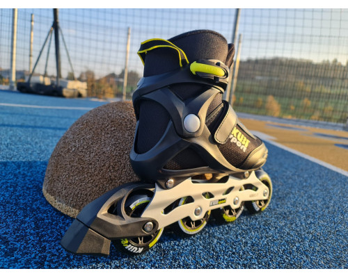 Роликові ковзани KUBISPORT розмір 40, чорно-жовтий