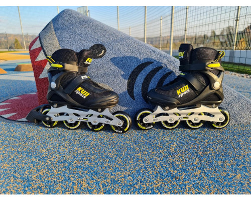 Роликові ковзани KUBISPORT розмір 44, чорно-жовті