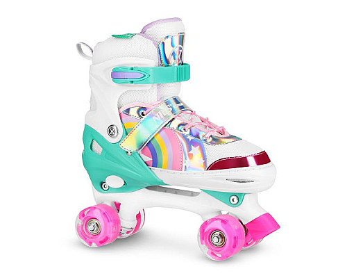 Роликові ковзани NILS Extreme NQ0187 розмір M 35-38, різнокольорові