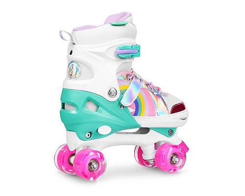 Роликові ковзани NILS Extreme NQ0187 розмір M 35-38, різнокольорові