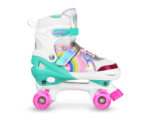 Роликові ковзани NILS Extreme NQ0187 розмір M 35-38, різнокольорові