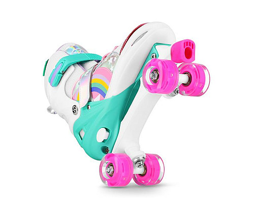 Роликові ковзани NILS Extreme NQ0187 розмір M 35-38, різнокольорові