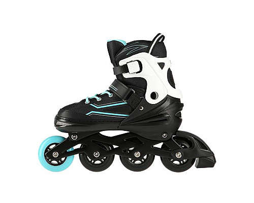 Роликові ковзани NILS EXTREME NA1169A розмір M 35-38, чорно-блакитні