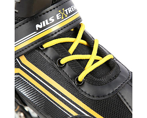 Роликові ковзани 2в1 NILS EXTREME NH18190 розмір M 34-38, чорно-жовті