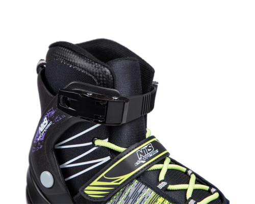 Роликові ковзани NILS EXTREME NA1206 розм.39 чорно-зелений