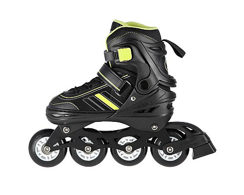 Роликові ковзани 2в1 NILS EXTREME NH18191 розмір L 39-43, чорно-жовті