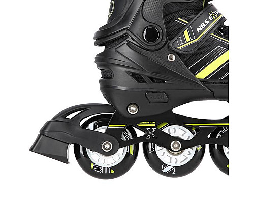 Роликові ковзани 2в1 NILS EXTREME NH18191 розмір L 39-43, чорно-жовті