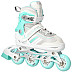 Роликові ковзани 2в1 NILS EXTREME NH18191 розмір S 29-33, біло-блакитні