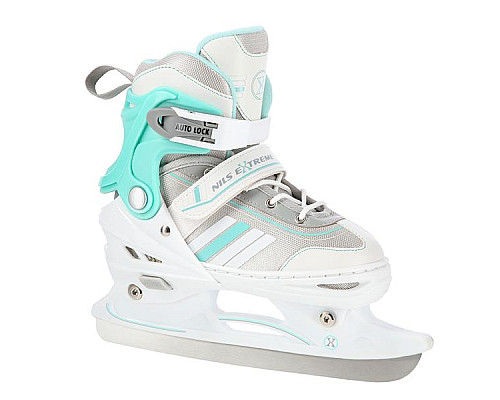 Роликові ковзани 2в1 NILS EXTREME NH18191 розмір S 29-33, біло-блакитні