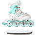Роликові ковзани 2в1 NILS EXTREME NH18191 розмір S 29-33, біло-блакитні