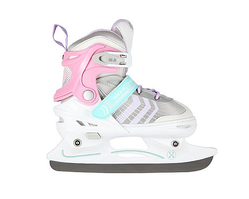Роликові ковзани 4в1 NILS EXTREME NH18192 розмір S 29-33, біло-рожеві