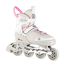 Роликові ковзани 2в1 NILS EXTREME NH18188 розмір M 34-38, сіро-рожеві