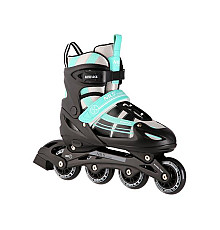 Роликові ковзани 2в1 NILS EXTREME NH18366A розмір M 35-38, чорно-зелені