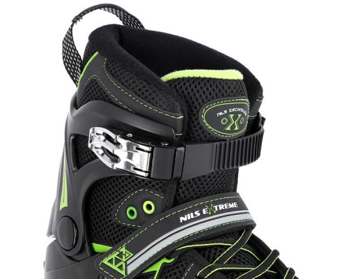 Роликові ковзани NILS EXTREME NA9022 розмір 40 чорно-зелений