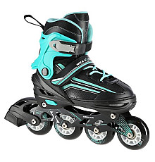 Роликові ковзани 2в1 NILS EXTREME NH18190 розмір M 34-38, чорно-блакитні