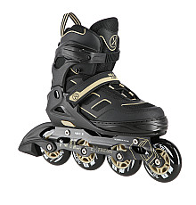 Роликові ковзани NILS EXTREME NA14174 розмір L 39-42, чорно-золотисті