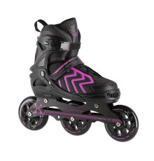 NA19318 BLACK-VIOLET SIZE L (39-42) IN-LINE SKATES NILS EXTREME