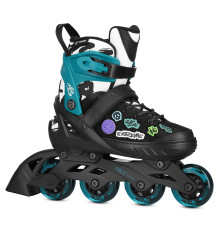 Роликові ковзани NILS EXTREME NA2053A VIBE розмір XS 29-32, бірюзові