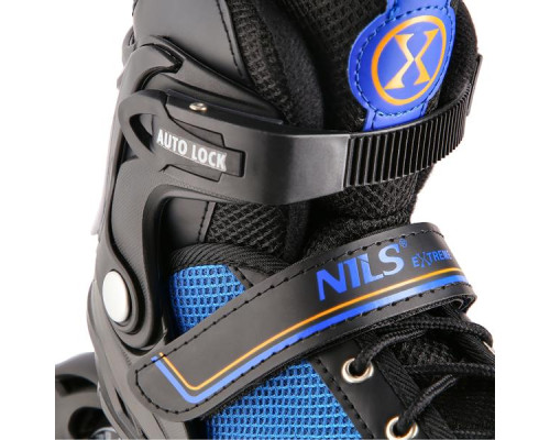Роликові ковзани 2в1 NILS EXTREME NH18188, розмір М (34-38) чорно-сині