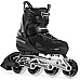 Роликові ковзани Blackwheels Flex Pro M - розмір 34-37, чорні