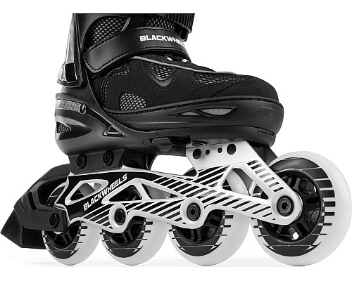 Роликові ковзани Blackwheels Flex Pro M - розмір 34-37, чорні Роликові ковзани Blackwheels Flex Pro M - розмір 34-37, чорні