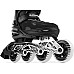 Роликові ковзани Blackwheels Flex Pro M - розмір 34-37, чорні