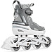 Роликові ковзани Blackwheels Flex Pro M - розмір 34-37, сірі