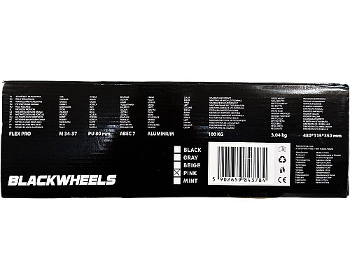Роликові ковзани Blackwheels Flex Pro M - розмір 34-37, рожеві Роликові ковзани Blackwheels Flex Pro M - розмір 34-37, рожеві
