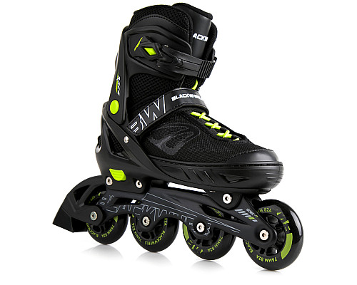 Роликові ковзани Blackwheels Sonic M - розмір 32-35, чорно-зелені Роликові ковзани Blackwheels Sonic M - розмір 32-35, чорно-зелені