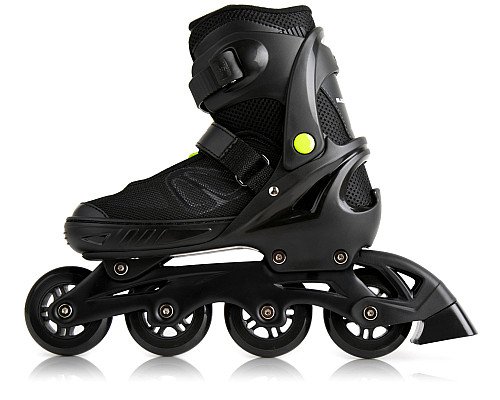 Роликові ковзани Blackwheels Sonic M - розмір 32-35, чорно-зелені Роликові ковзани Blackwheels Sonic M - розмір 32-35, чорно-зелені