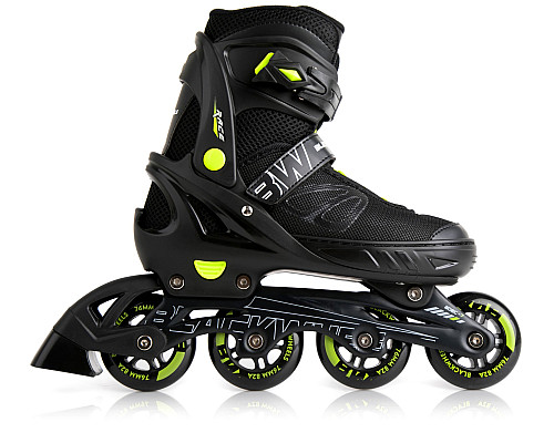 Роликові ковзани Blackwheels Sonic M - розмір 32-35, чорно-зелені Роликові ковзани Blackwheels Sonic M - розмір 32-35, чорно-зелені